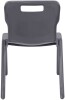 Titan One Piece Classroom Chair - (4-6 Years) 310mm Seat Height - Charcoal