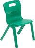 Titan One Piece Classroom Chair - (4-6 Years) 310mm Seat Height - Green