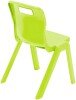 Titan One Piece Classroom Chair - (4-6 Years) 310mm Seat Height - Lime