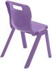 Titan One Piece Classroom Chair - (4-6 Years) 310mm Seat Height - Purple