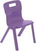 Titan One Piece Classroom Chair - (4-6 Years) 310mm Seat Height - Purple