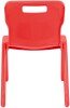 Titan One Piece Classroom Chair - (4-6 Years) 310mm Seat Height - Red