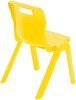 Titan One Piece Classroom Chair - (4-6 Years) 310mm Seat Height - Yellow