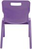 Titan One Piece Classroom Chair - (6-8 Years) 350mm Seat Height - Purple