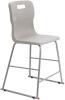 Titan High Chair - (11-14 Years) 610mm Seat Height - Grey