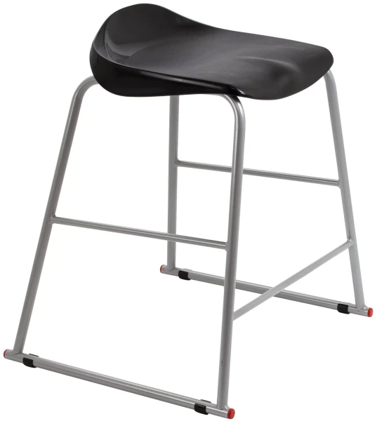 Titan Ultimate Classroom Stool - (8-11 Years) 560mm Seat Height - Black