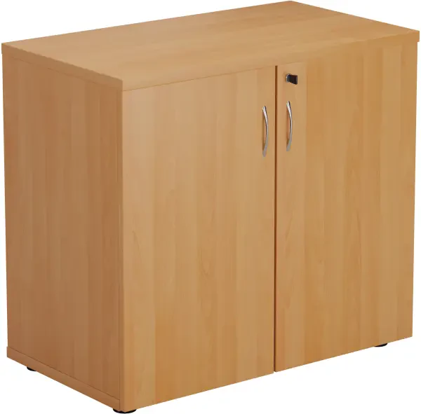 TC Double Door Cupboard with 1 Shelf - 730mm High - Beech