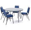 Principal Zown Circular Folding Table 1220 x 743mm