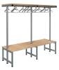 Probe Cloakroom Double Sided Overhead Hanging Bench 2000 x 720 x 475mm