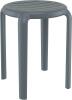 Siesta Tom Low Stool - 450mm - Dark Grey