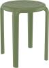 Siesta Tom Low Stool - 450mm - Olive Green