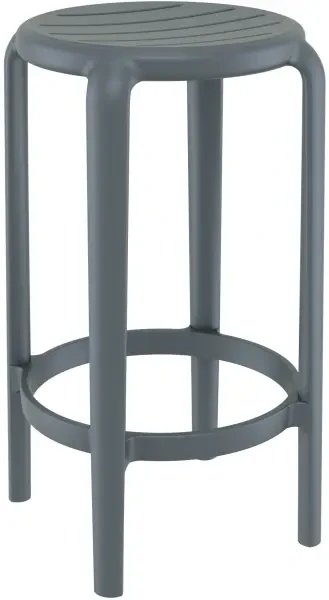 Siesta Tom Bar Stool - 650mm - Dark Grey