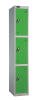 Probe Three Door Single Steel Locker - 1780 x 460 x 460mm - Green (RAL 6018)