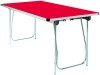 Gopak Universal Folding Table - (W) 1220 x (D) 610mm - Poppy Red