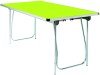 Gopak Universal Folding Table - (W) 1220 x (D) 610mm - Acid Green