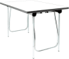 Gopak Vantage Folding Table - (W) 1220 x (D) 610mm - White