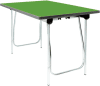 Gopak Vantage Folding Table - (W) 1220 x (D) 685mm - Pea Green