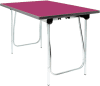 Gopak Vantage Folding Table - (W) 1520 x (D) 610mm - Fuchsia