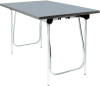 Gopak Vantage Folding Table - (W) 1220 x (D) 685mm - Storm