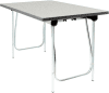 Gopak Vantage Folding Table - (W) 1220 x (D) 685mm - Snow Grit