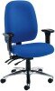 TC Endurance Vista Operator Chair with Adjustable Arms - Royal Blue