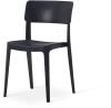 Tabilo Vivo Polypropylene Sidechair - Dark Grey