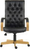 Teknik Warwick Noir Bonded Leather Executive Chair