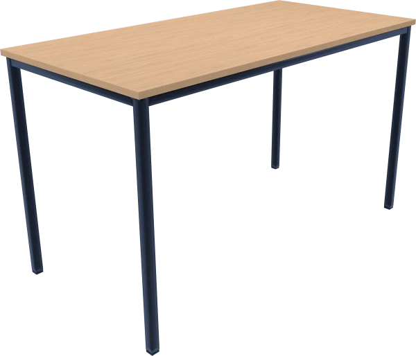 Titan Welded Frame Table 1200 x 600mm - Beech