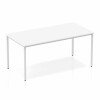 Dynamic Impulse Box Leg Straight Table 1800 x 800mm - White