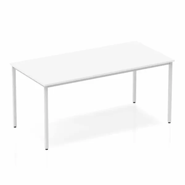 Dynamic Impulse Box Leg Straight Table 1200 x 800mm - White