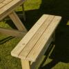 Zap Winer Diner Triangle Picnic Table - 6 Seater