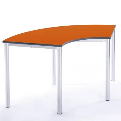 Metalliform Arc Table - PU Edge - 2490 x 600mm