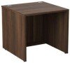 TC Reception Modular Straight Base Unit - 800 x 800mm - Dark Walnut (8-10 Week lead time)