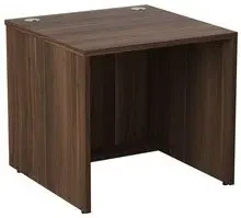 TC Reception Modular Straight Base Unit - 800 x 800mm - Dark Walnut (8-10 Week lead time)