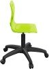 Titan Swivel Junior Chair with Black Base - (6-11 Years) 355-420mm Seat Height - Lime