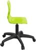 Titan Swivel Senior Chair with Black Base - (11+ Years) 460-560mm Seat Height - Lime