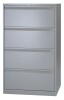 Elite Systemfile 4 Drawer Steel Side Filer 1000 x 470mm - Silver RAL 9006 Metalwork as Standard