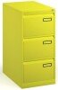 Bisley Public Sector Contract 3 Drawer Steel Filing Cabinet - Colour - Yellow