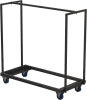 Spaceforme Zlite Black Horizontal 40 Desk Storage Trolley