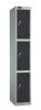 Probe Three Door Single Steel Locker - 1780 x 305 x 380mm - Black (RAL 9004)