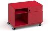 Bisley Steel Caddy Storage Unit 800mm - Red