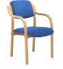 TC Wood Renoir Arm Chair - Royal Blue