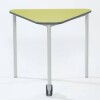 Metalliform Segga Table with Castor - PU Edge