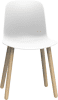 Origin FLUX 4 Leg Wood Classroom Chair - Traffic White