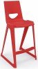 Spaceforme EN One Skidbase High Chair - 610mm - Cherry Red