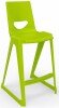 Spaceforme EN One Skidbase High Chair - 685mm - Lime Green