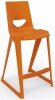 Spaceforme EN One Skidbase High Chair - 610mm - Mandarin Orange