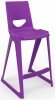 Spaceforme EN One Skidbase High Chair - 685mm - Velvet Purple