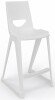 Spaceforme EN One Skidbase High Chair - 685mm - White