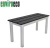 Gopak Enviro Eco Jet Black Outdoor Bench - 900mm x 330mm